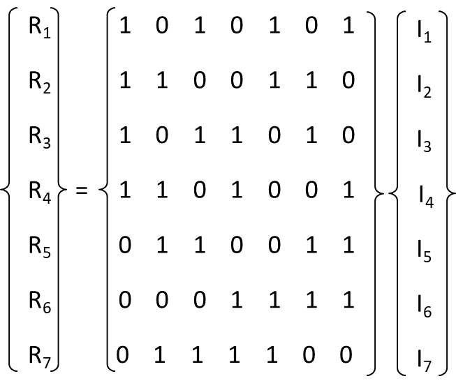 Matrix equation