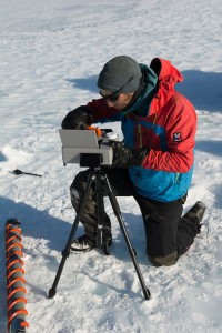 Lake Untersee, Antarctica. Klemens Weisleitner, University of Innsbruck